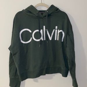 Calvin Klein green hoodie
